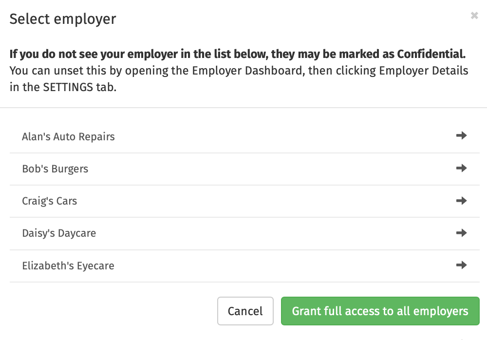 View Employer